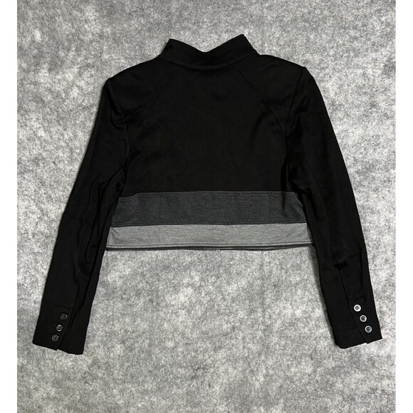 Cabi Love Carol Collection Coat Jacket Women's L Convertible Black Colorblock - Picture 8 of 17